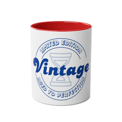 Vintage Limited Edition Two-Tone Coffee Mug - Aged to Perfection