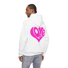 Cozy Love Heart Hoodie | Unisex Sweatshirt for Valentine's Day, Gift for Her, Celebrations, Casual Wear, Anniversary