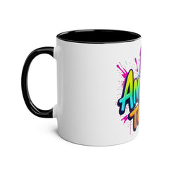 Inspirational Two-Tone Coffee Mug - Be Amazing Today! - 11oz