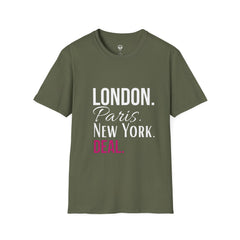 City Life Unisex T-Shirt - London, Paris, New York Deal Graphic Tee, Travel Fashion, Urban Style, Gift for Wanderlust, Streetwear