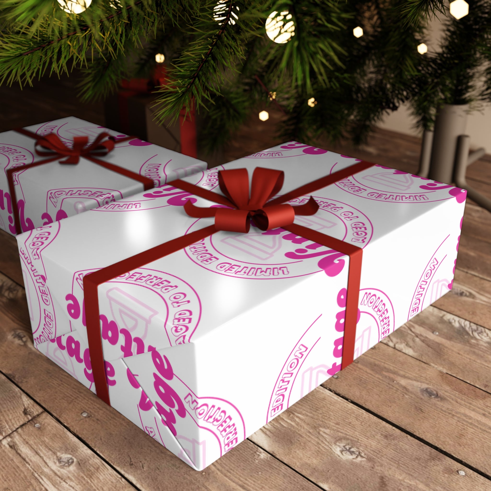 Vintage Gift Wrapping Paper Sheets, Retro Style, Perfect for Holidays, Unique Packaging, Ideal for Birthdays, Weddings, Celebrations