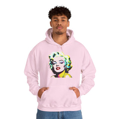 Colorful Marilyn Monroe Sweatshirt, Retro Hoodie, Pop Art Sweater, Unisex Lounge Wear, Gift for Art Lovers, Fashion Statement