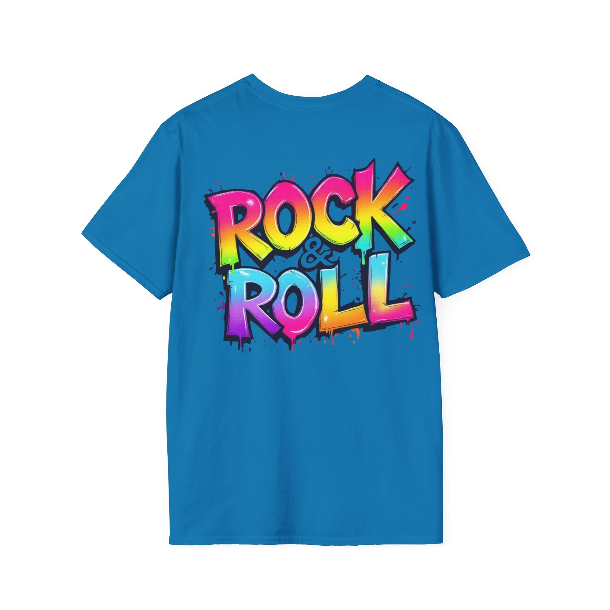 Colorful Rock & Roll Unisex T-Shirt, Vintage Music Tee, Festival Shirt, Gift for Music Lovers, Concert Apparel