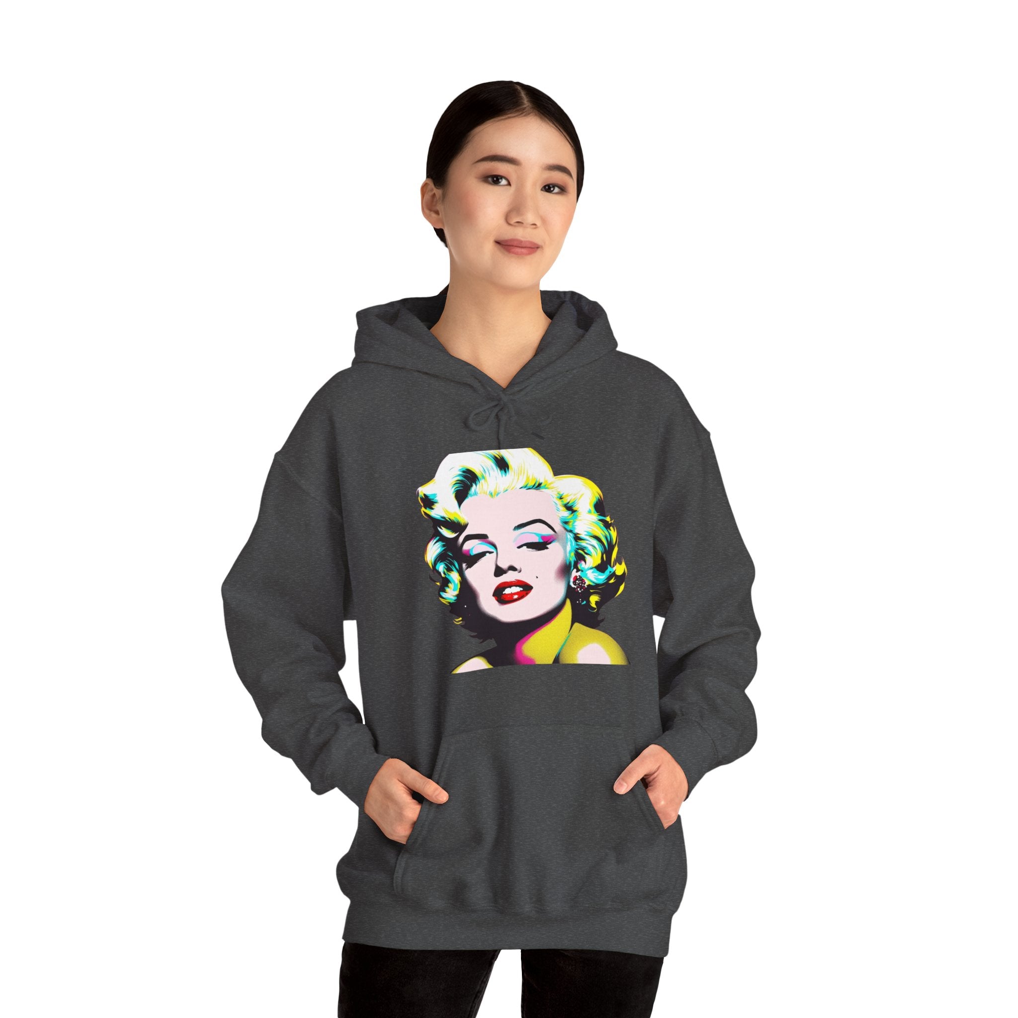 Colorful Marilyn Monroe Sweatshirt, Retro Hoodie, Pop Art Sweater, Unisex Lounge Wear, Gift for Art Lovers, Fashion Statement