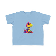 Cute Dinosaur Toddler Tee - Colorful Kids Jersey T-Shirt