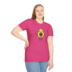 Cute Avocado Tee, Fun T-Shirt for Foodies, Gift for Friends, Cute Apparel, Casual Wear, Summer Outfit