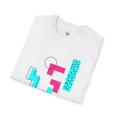 Abstract Print T-Shirt | Unisex Softstyle Tee