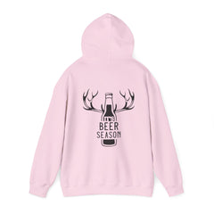 Beer Season Hoodie for Comfort and Style, Unisex Hooded Sweatshirt, Beer Lover Gift, Cozy Casual Wear, Perfect for Camping