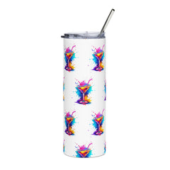 Colorful Martini Stainless Steel Tumbler - 20oz, Perfect for Parties & Celebrations