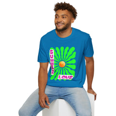 Retro Summer Love T-Shirt | Unisex, Colorful Graphic Tee, Perfect for Festivals, Beach Days, and Summer Celebrations