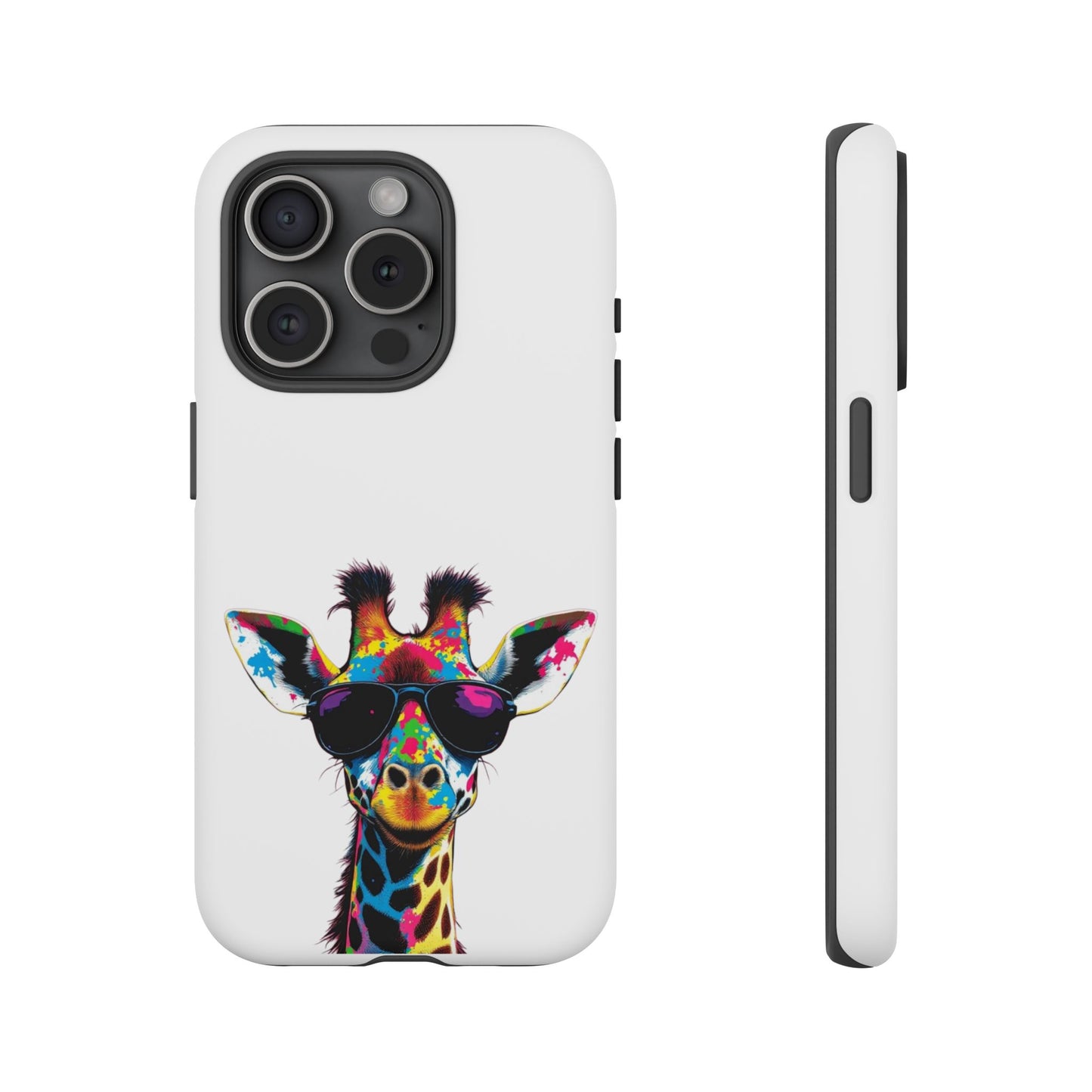 Colorful Giraffe Phone Case - Tough Cases for Animal Lovers