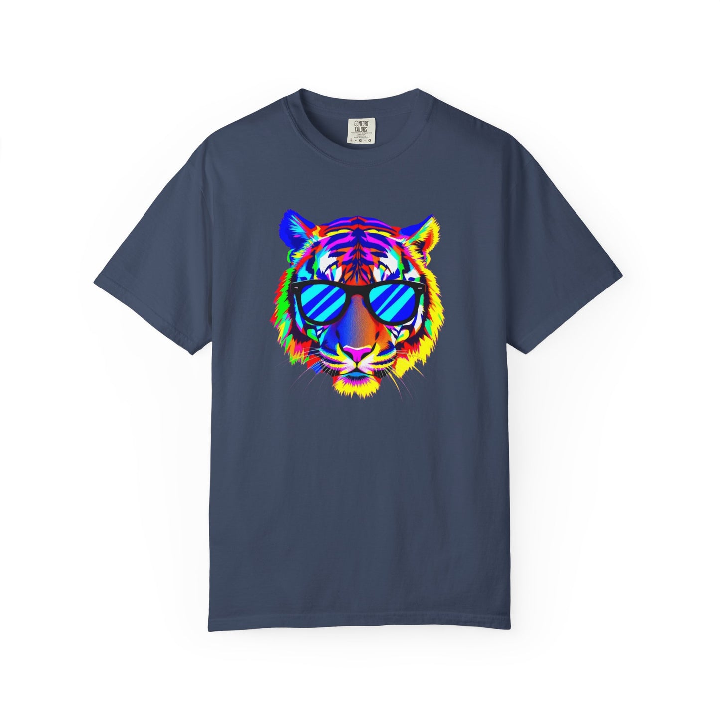 Vibrant Tiger Graphic T-Shirt - Unisex, Cool & Colorful Design