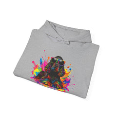 Colorful Artistic Sweatshirt, Unisex Hoodie, Vibrant Design Hoodie, Cozy Pullover, Perfect Gift for Art Lovers