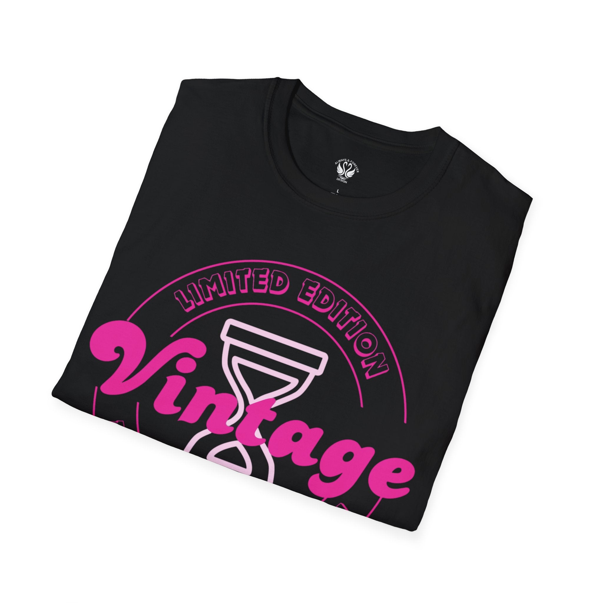 Vintage Inspired Unisex Softstyle T-Shirt - Perfect for Retro Lovers, Casual Outings, Birthdays, Anniversaries, Gift Ideas