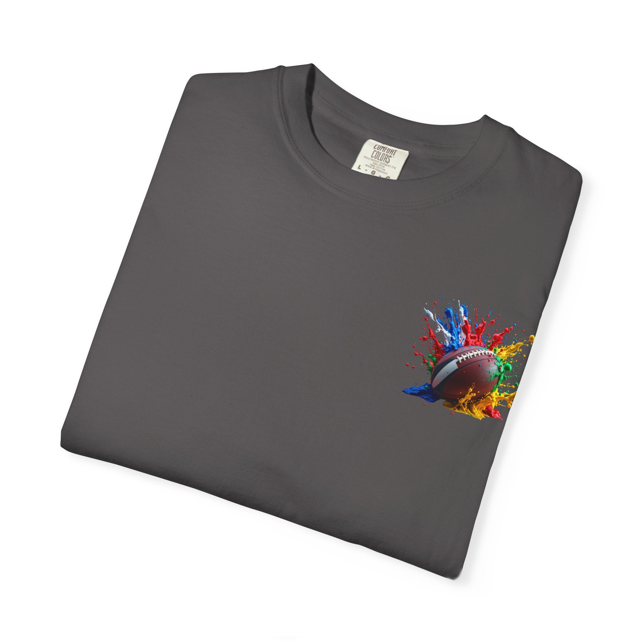 Rugby Ball Graphic T-Shirt, Unisex Vintage Tee, Perfect for Festivals, Beach Days, and Casual Wear, Gift for Sun Lovers