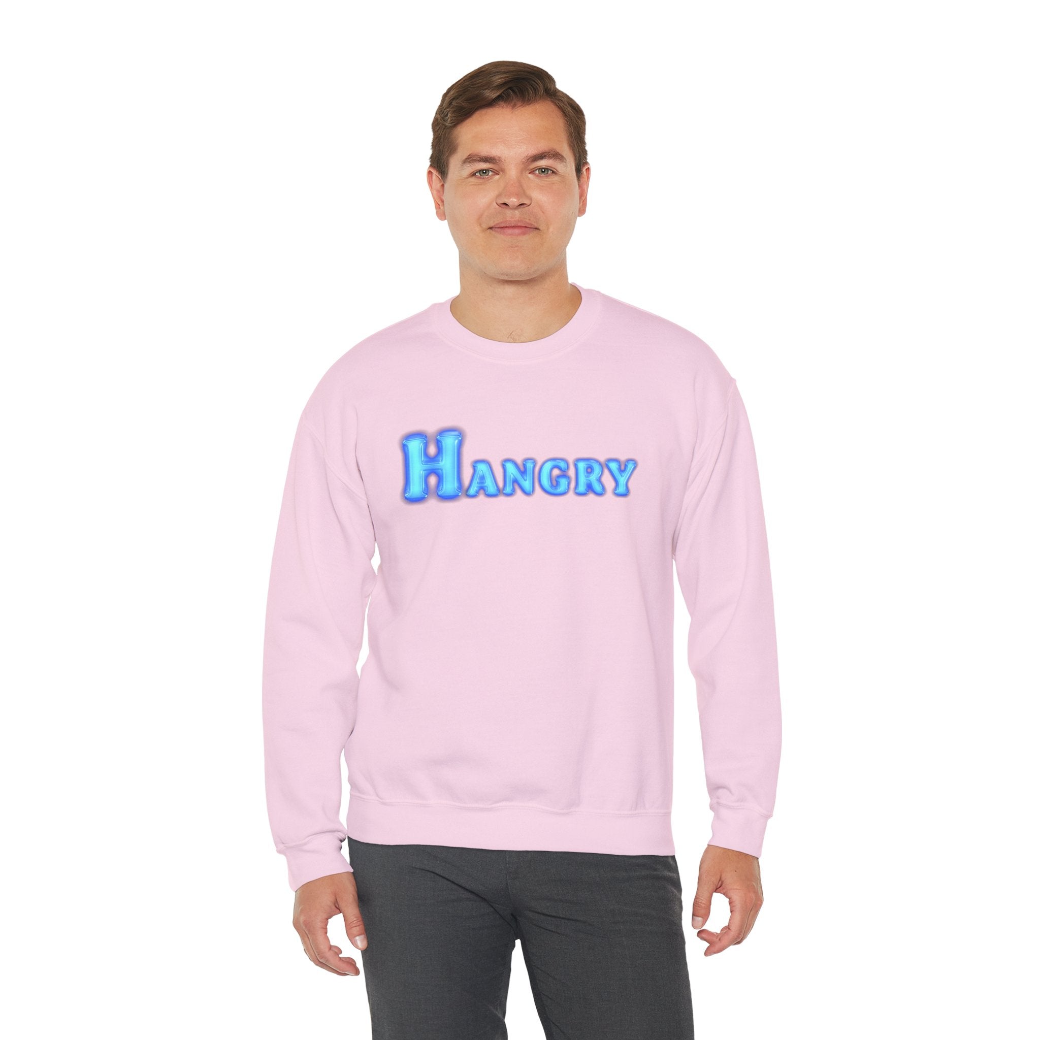 Cozy Hangry Crewneck Sweatshirt, Perfect for Food Lovers, Casual Wear, Gift for Friends, Cozy Style, Everyday Comfort