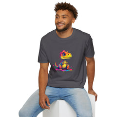 Cute Dinosaur T-Shirt, Fun Graphic Tee, Kids Birthday Gift, Dino Lover Apparel, Unisex Casual Wear