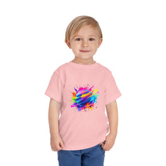 Colorful Planet Toddler Short Sleeve Tee - Fun & Playful Kids Shirt