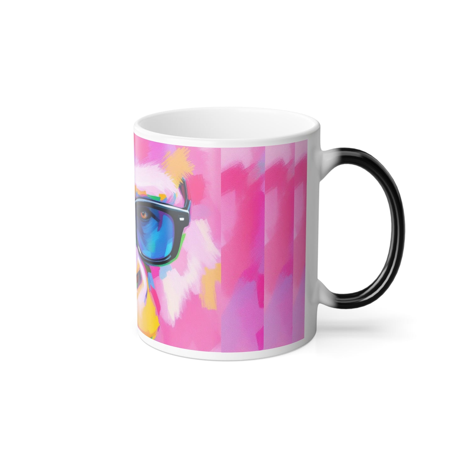 Color Morphing Gorilla Mug - 11oz Color Changing Coffee Cup