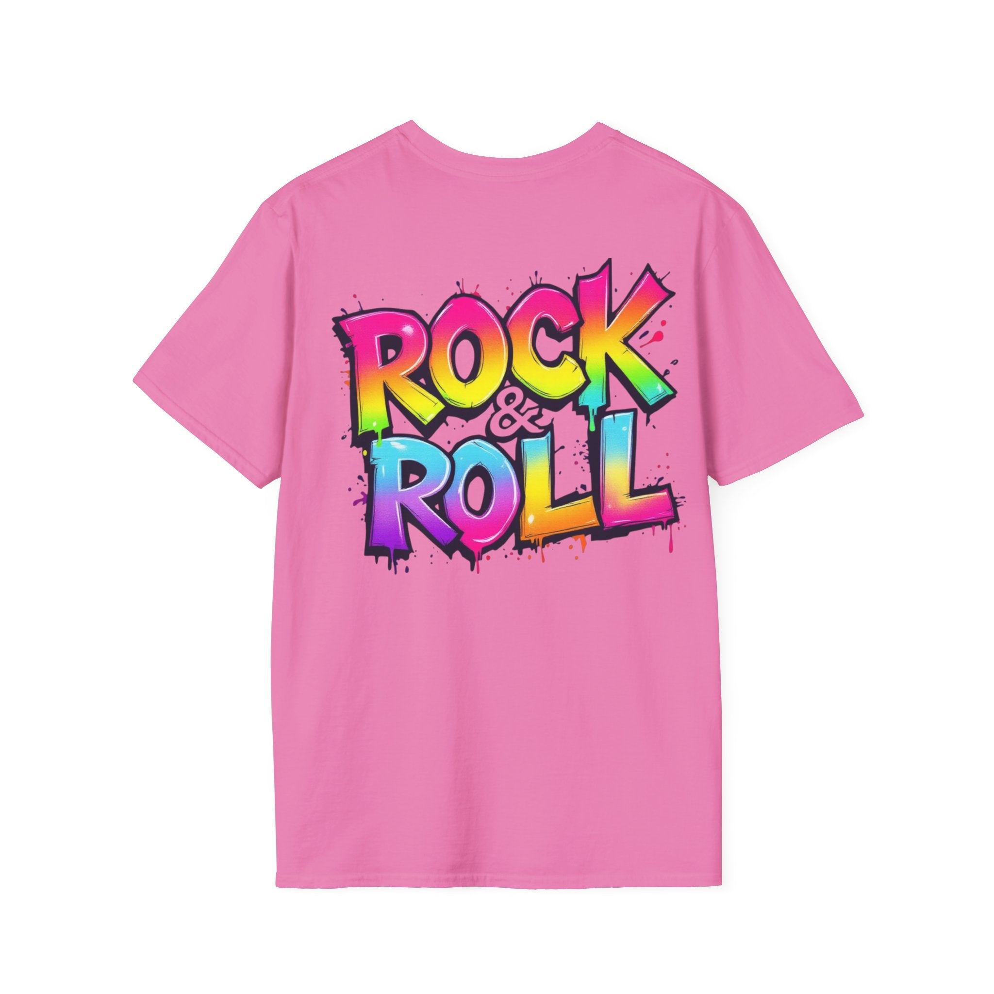 Colorful Rock & Roll Unisex T-Shirt, Vintage Music Tee, Festival Shirt, Gift for Music Lovers, Concert Apparel