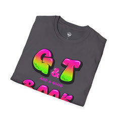 Colorful G&T Book Lover Unisex T-Shirt, Summer Vibes Tee, Gift for Readers, Casual Wear, Fun Graphic Top