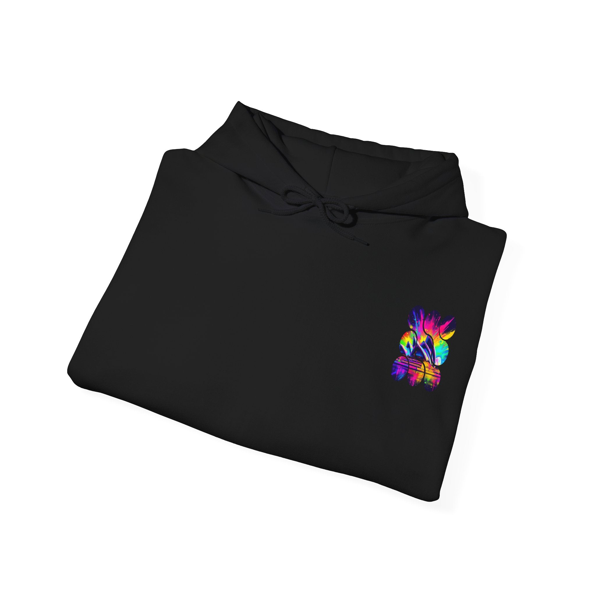 Colorful Abstract Hoodie with Eye-Catching Design, Perfect for Casual Wear, Art Lovers, Gift for Friends, Cozy Layering