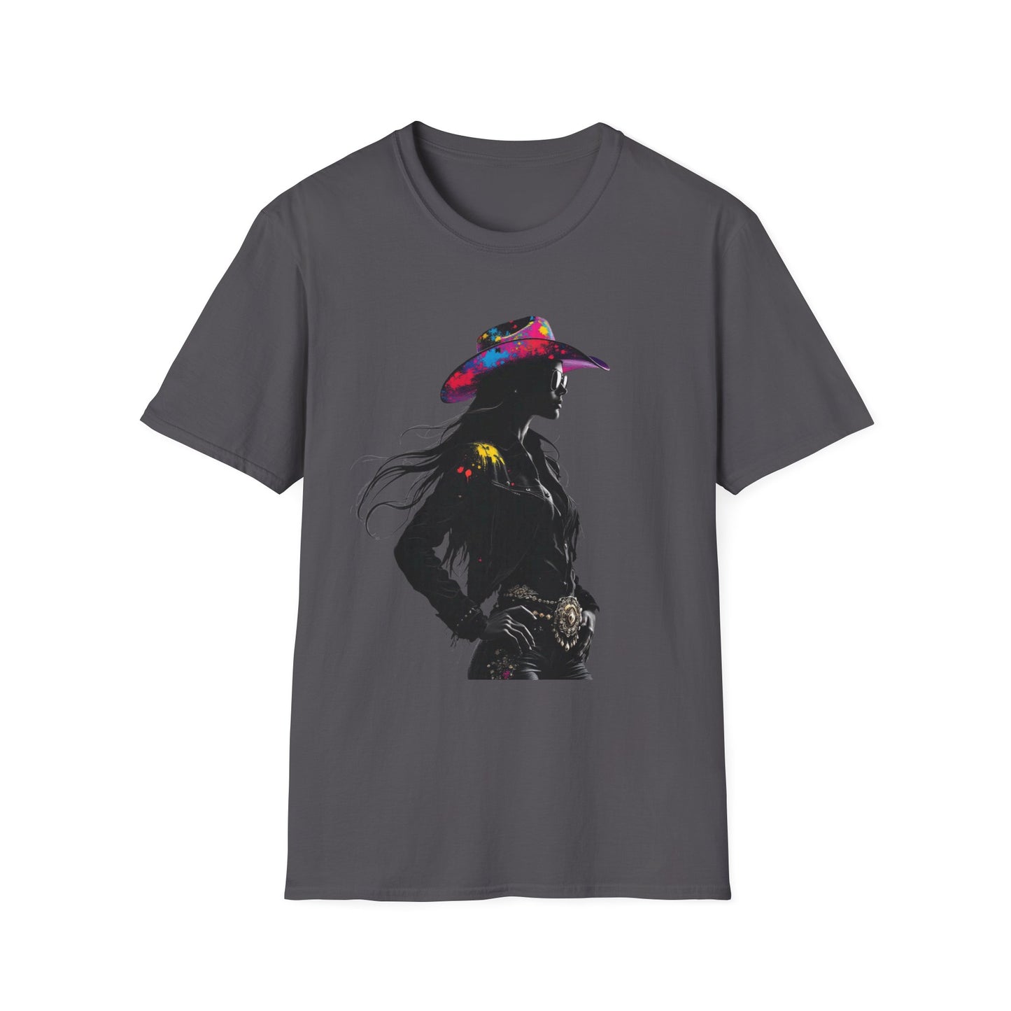 Cowgirl Vibes Unisex Softstyle T-Shirt - Trendy Western Graphic Tee