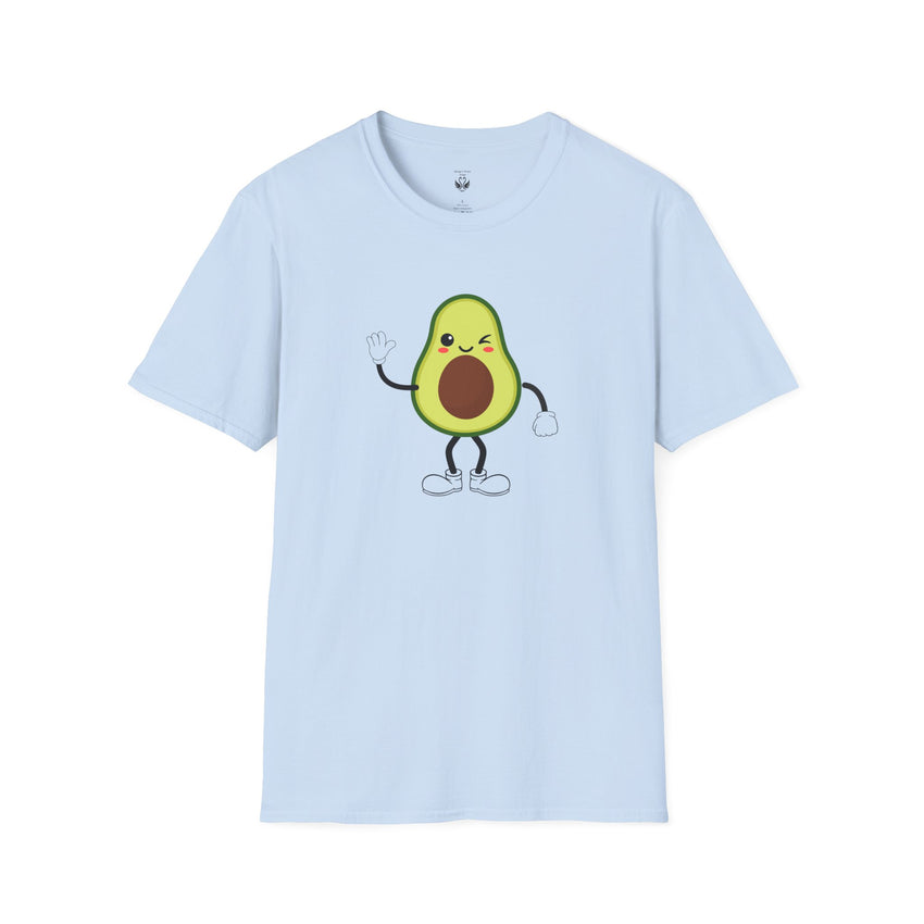 Cute Avocado Tee, Fun T-Shirt for Foodies, Gift for Friends, Cute Apparel, Casual Wear, Summer Outfit