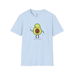 Cute Avocado Tee, Fun T-Shirt for Foodies, Gift for Friends, Cute Apparel, Casual Wear, Summer Outfit