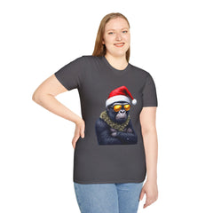 Cool Gorilla Santa T-Shirt | Funny Holiday Tee | Unisex Gift for Christmas, Party Wear, Family Gathering, Casual Style