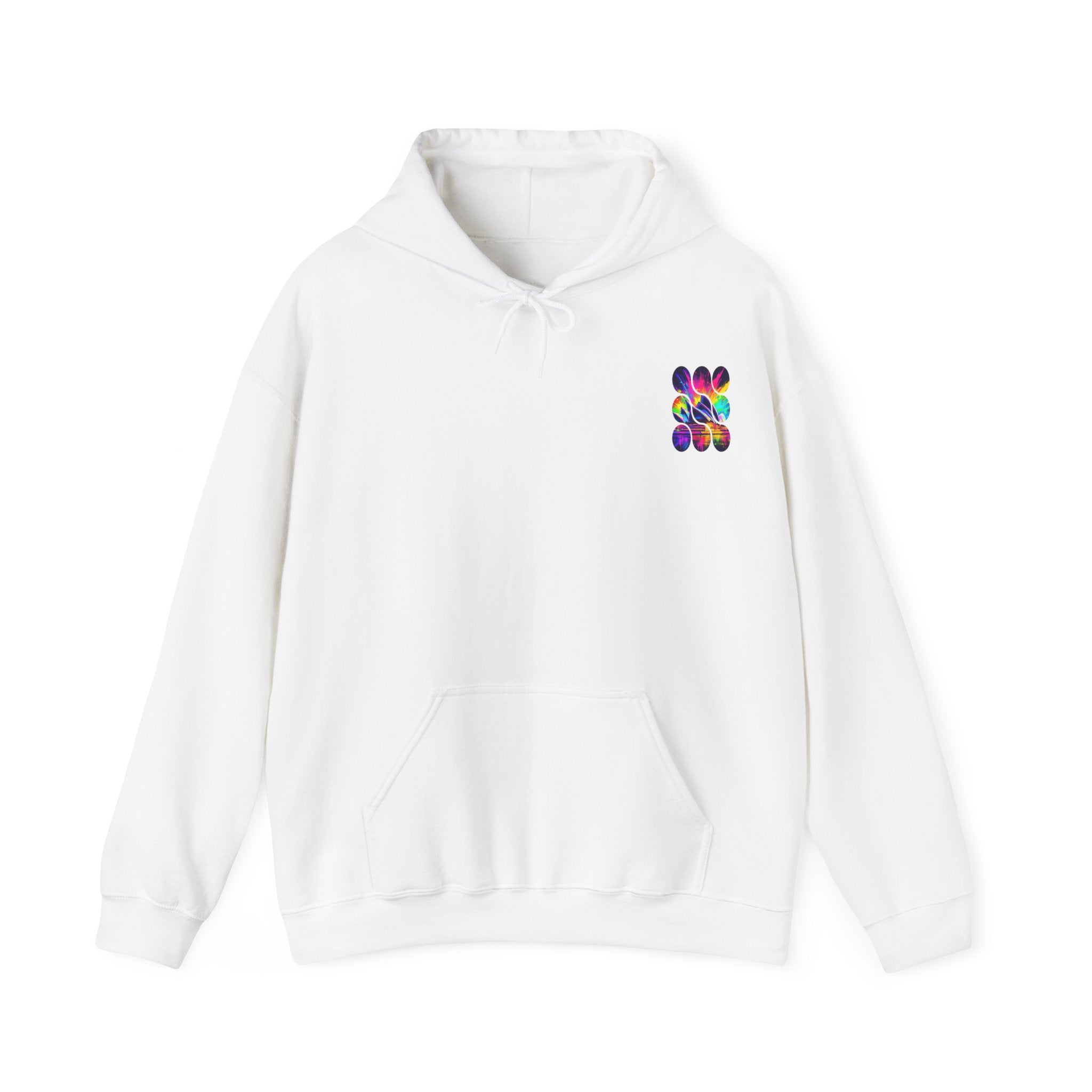 Colorful Abstract Hoodie with Eye-Catching Design, Perfect for Casual Wear, Art Lovers, Gift for Friends, Cozy Layering
