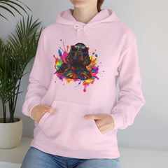 Colorful Artistic Sweatshirt, Unisex Hoodie, Vibrant Design Hoodie, Cozy Pullover, Perfect Gift for Art Lovers
