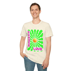 Retro Summer Love T-Shirt | Unisex, Colorful Graphic Tee, Perfect for Festivals, Beach Days, and Summer Celebrations