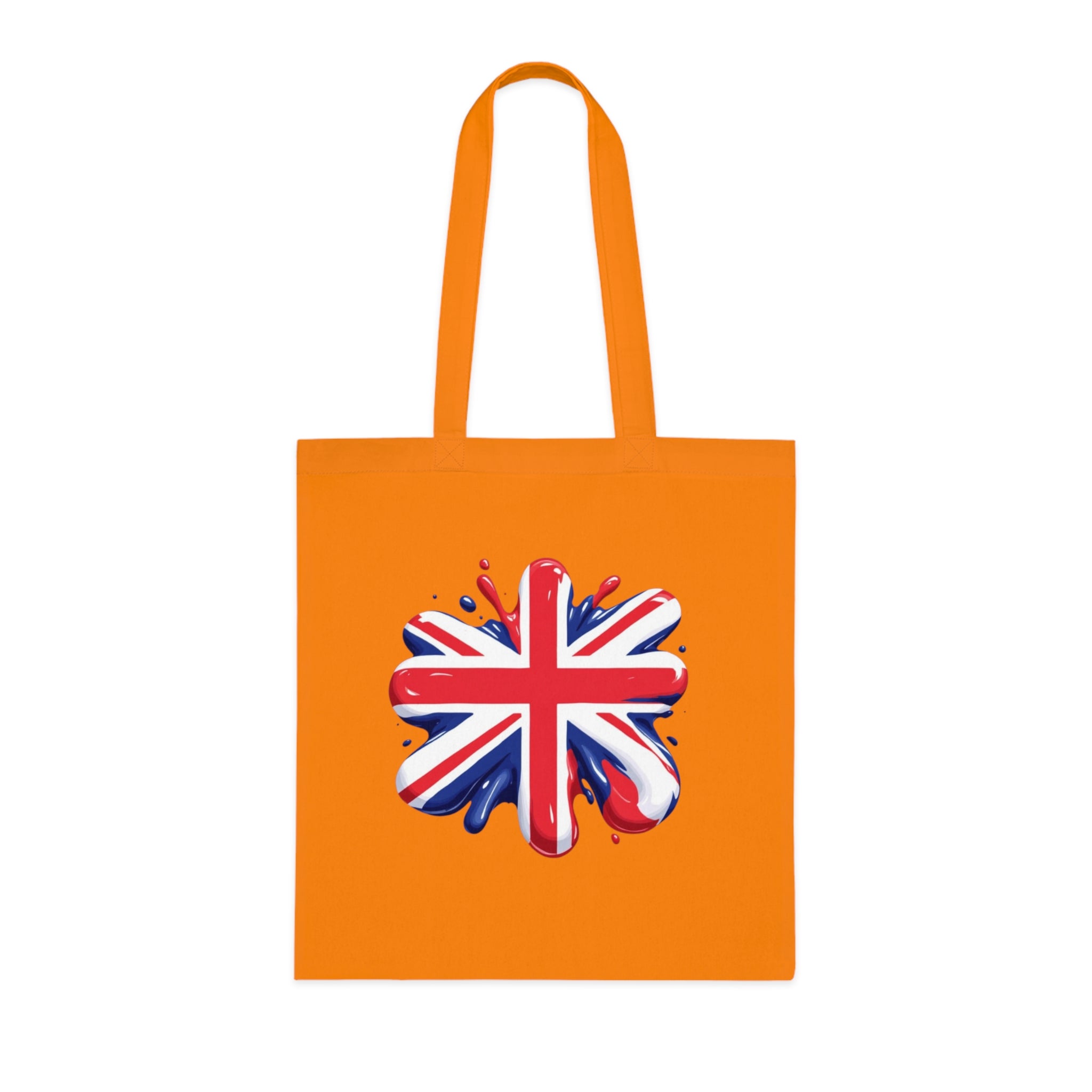 Union Jack Cotton Tote Bag, British Flag Tote, Eco-Friendly Shopping Bag, Travel and Everyday Use Bag, Gift for Patriots