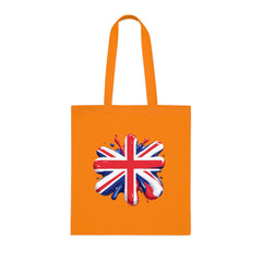 Union Jack Cotton Tote Bag, British Flag Tote, Eco-Friendly Shopping Bag, Travel and Everyday Use Bag, Gift for Patriots