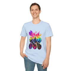 Vibrant Abstract Art T-Shirt | Unisex Graphic Tee, Casual Wear, Birthday Gift, Art Lovers Gift, Unique Fashion Statement
