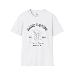 Last Rodeo Unisex Softstyle T-Shirt, Vintage Western Tee, Country Music Shirt, Nashville Souvenir, Festival Apparel