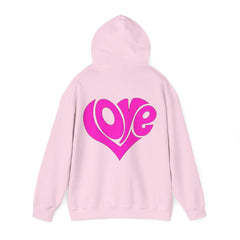 Cozy Love Heart Hoodie | Unisex Sweatshirt for Valentine's Day, Gift for Her, Celebrations, Casual Wear, Anniversary