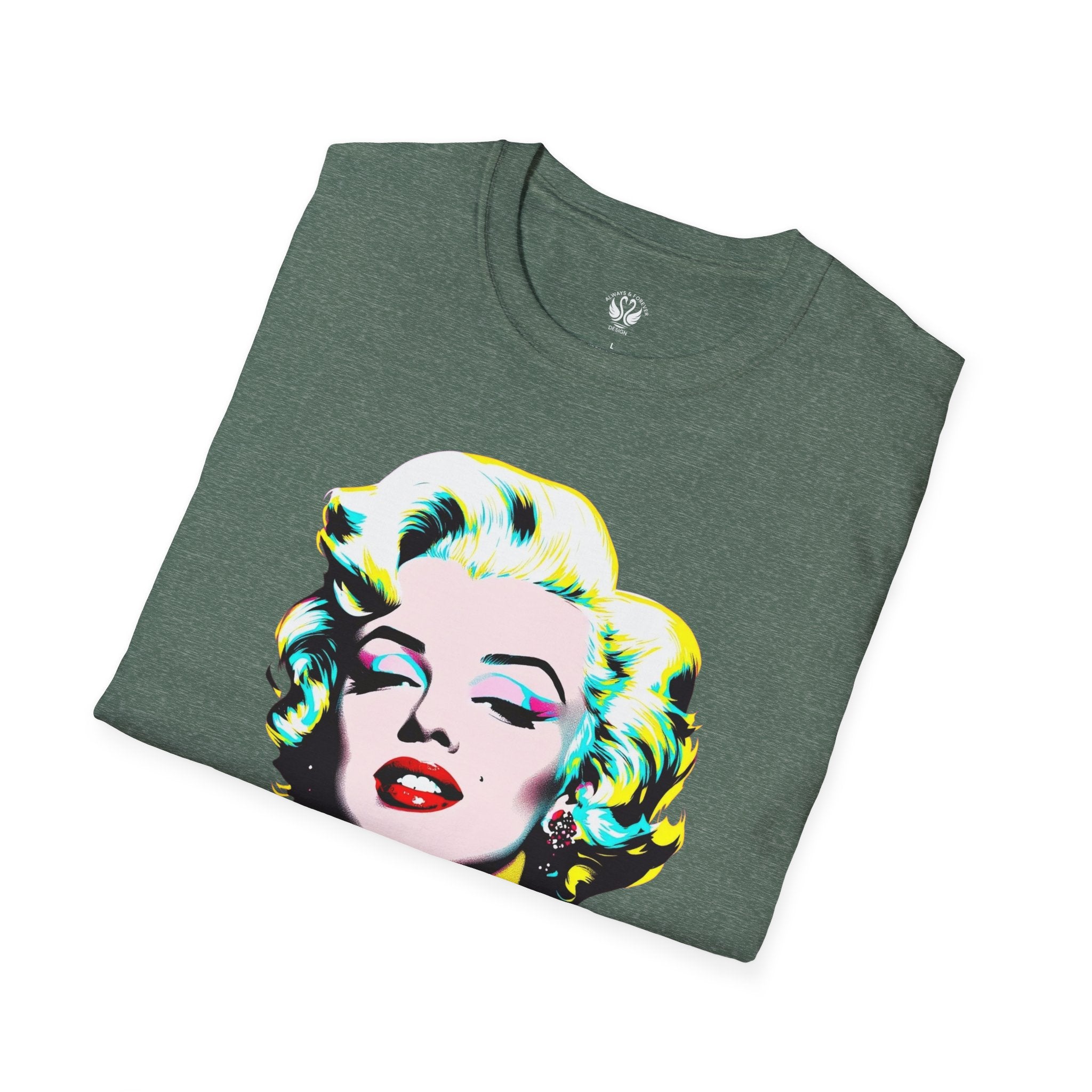 Pop Art Marilyn Monroe Unisex T-Shirt, Retro Tee, Vintage Style Shirt, Gift for Her, 90s Nostalgia Fashion