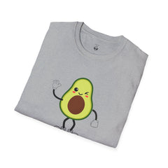 Cute Avocado Tee, Fun T-Shirt for Foodies, Gift for Friends, Cute Apparel, Casual Wear, Summer Outfit