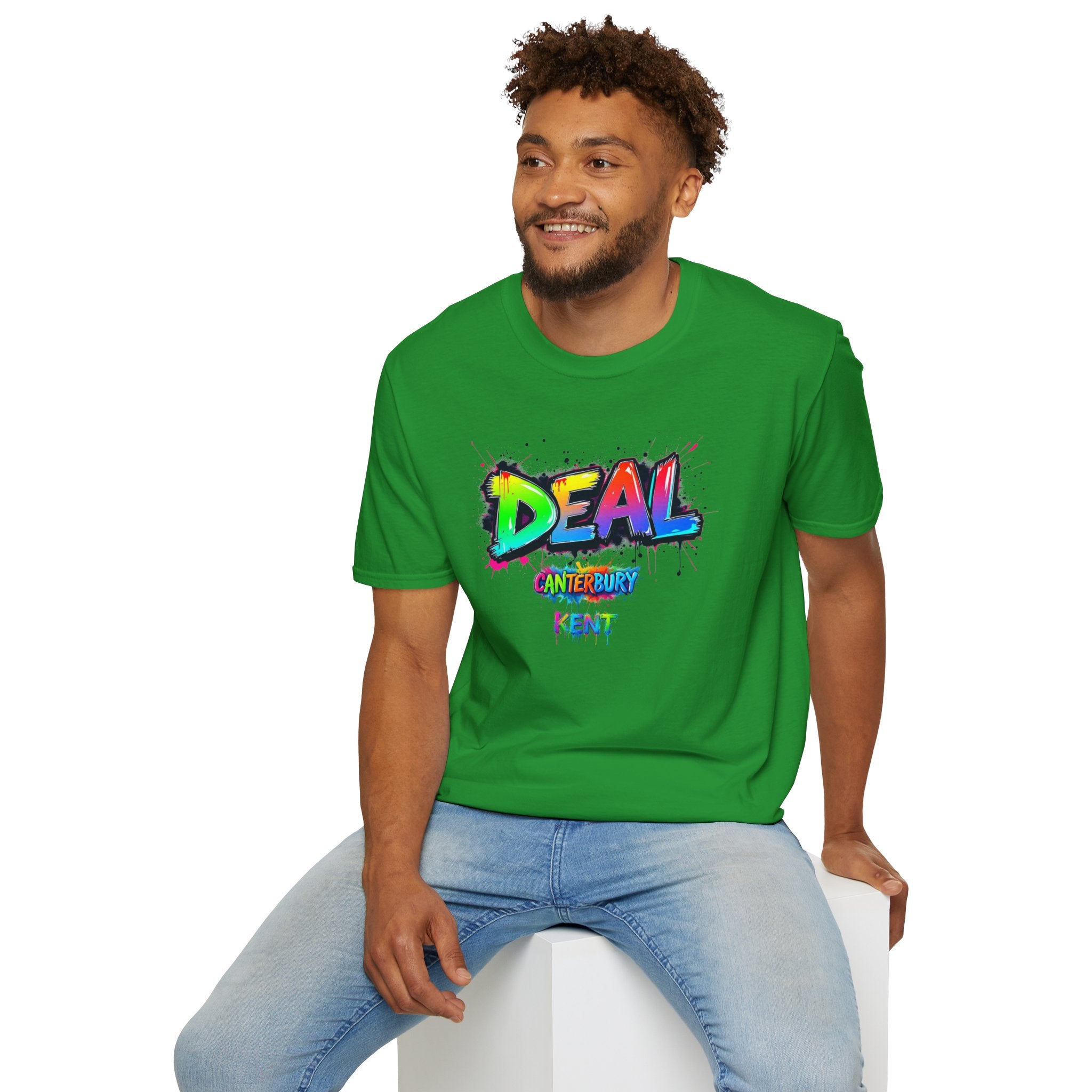Colorful Graffiti Unisex T-Shirt, Trendy Streetwear Tee, Fun Casual Wear, Gift for Art Lovers, Summer Outfit
