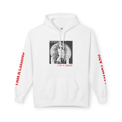 Legendary Spirit Hoodie - Unisex Fleece Sweatshirt, Motivational Gift, Trendy Streetwear, Perfect for Casual Days, Unique Statement Piece
