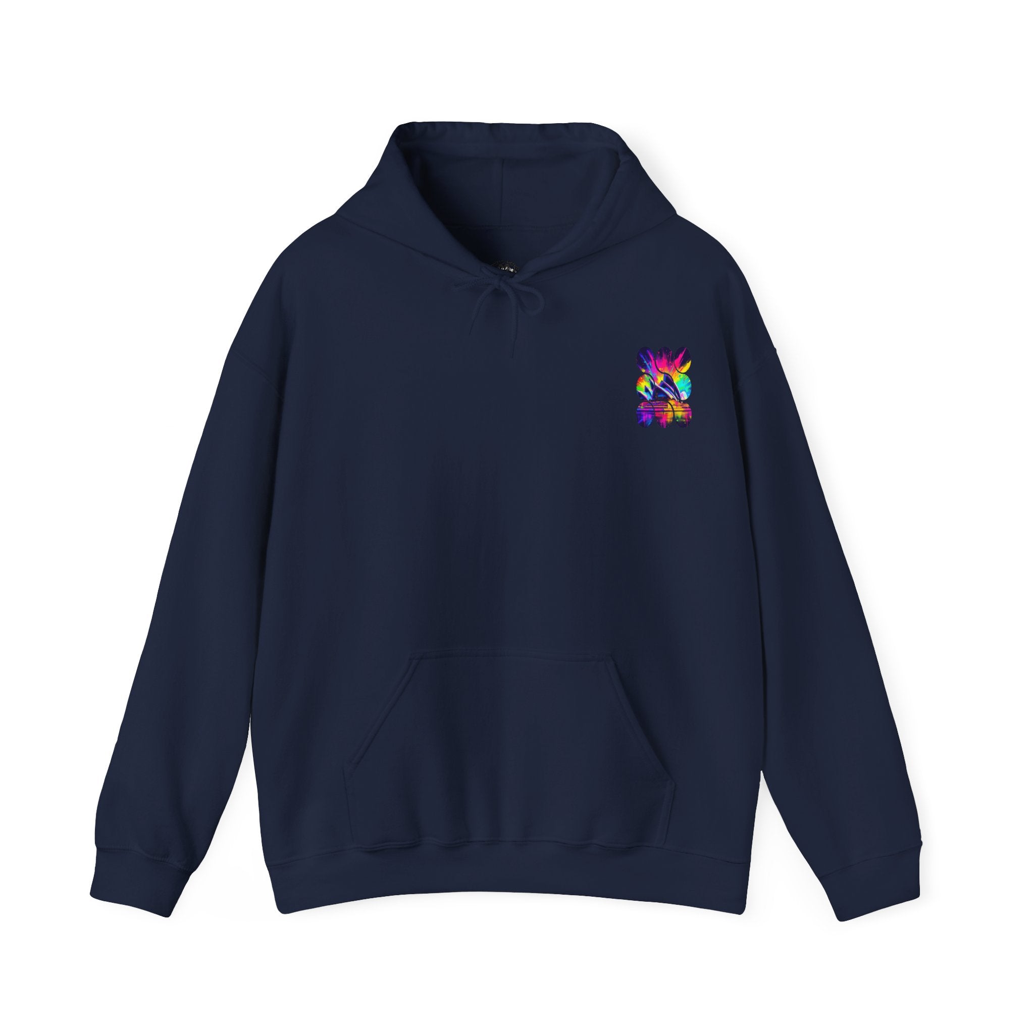 Colorful City View Abstract Hoodie with Eye-Catching Design, Perfect for Casual Wear, Art Lovers, Gift for Friends, Cozy Layering