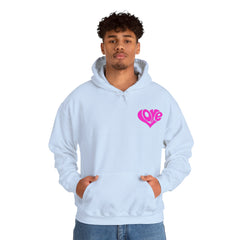 Cozy Love Heart Hoodie | Unisex Sweatshirt for Valentine's Day, Gift for Her, Celebrations, Casual Wear, Anniversary
