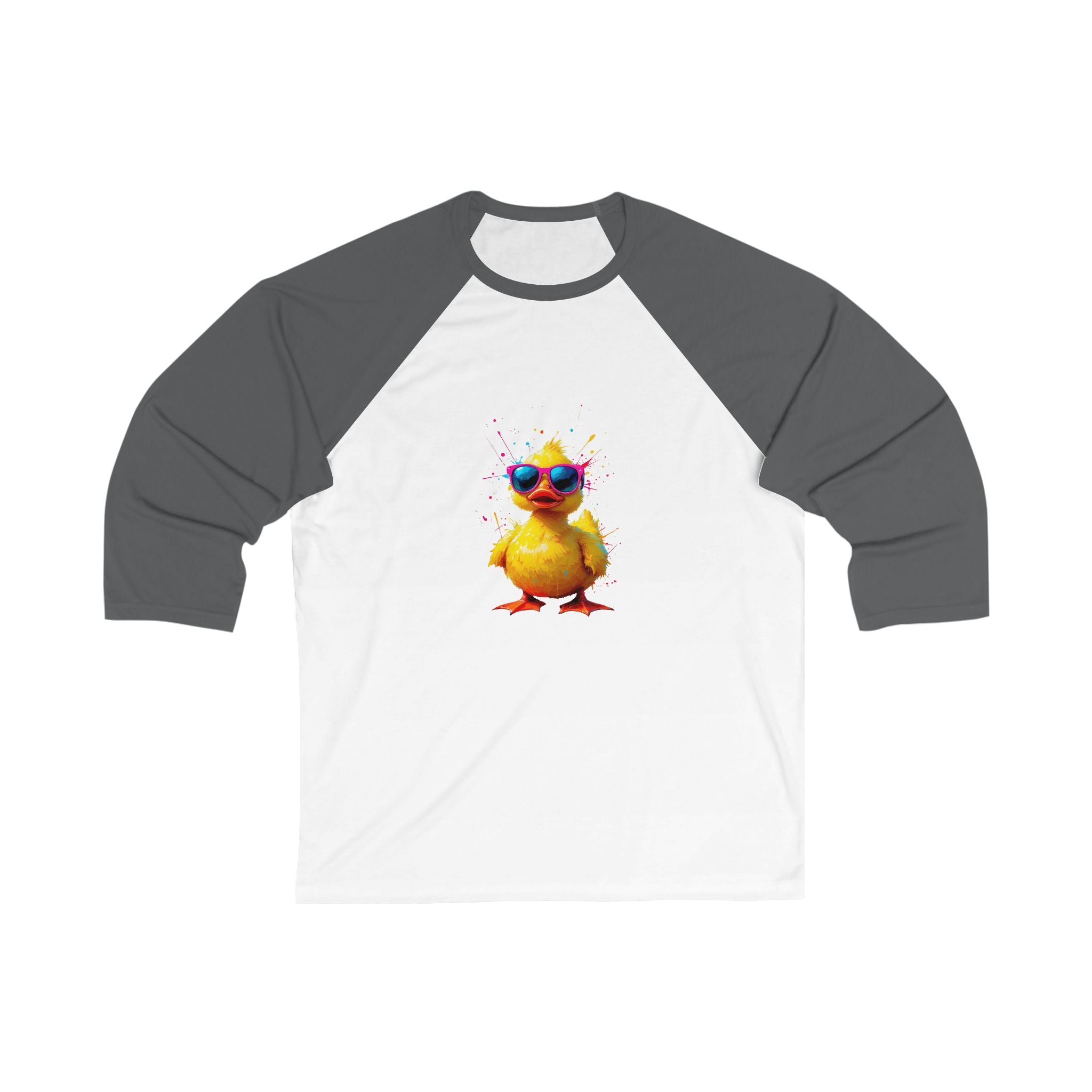 Cool Duck 3/4 Sleeve Tee | Unisex Baseball Shirt, Funny Gift, Casual Wear, Summer Outfit, Duck Lover