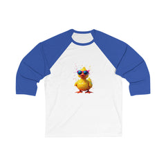 Cool Duck 3/4 Sleeve Tee | Unisex Baseball Shirt, Funny Gift, Casual Wear, Summer Outfit, Duck Lover