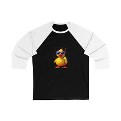 Cool Duck 3/4 Sleeve Tee | Unisex Baseball Shirt, Funny Gift, Casual Wear, Summer Outfit, Duck Lover