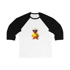 Cool Duck 3/4 Sleeve Tee | Unisex Baseball Shirt, Funny Gift, Casual Wear, Summer Outfit, Duck Lover