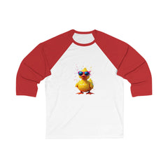 Cool Duck 3/4 Sleeve Tee | Unisex Baseball Shirt, Funny Gift, Casual Wear, Summer Outfit, Duck Lover