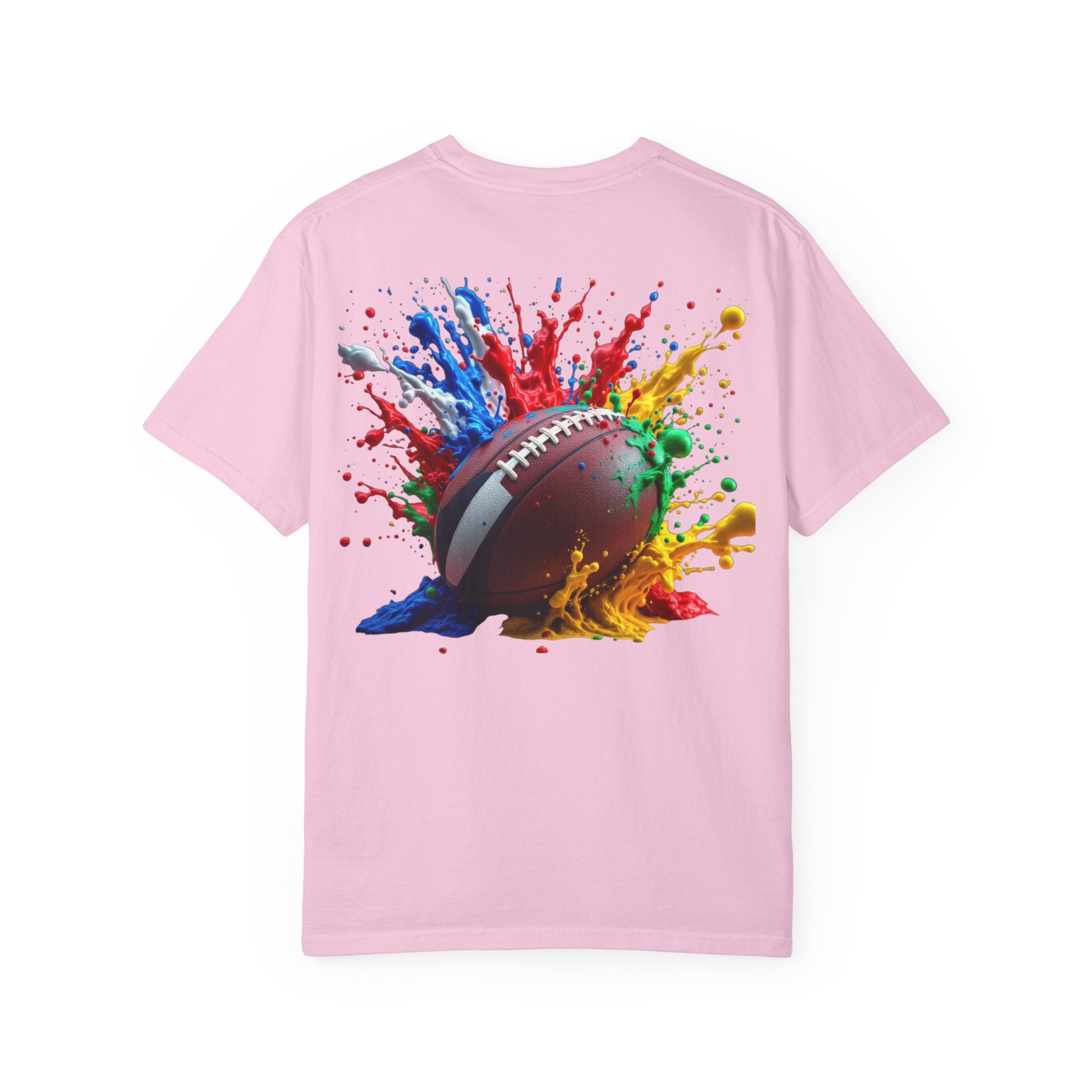 Rugby Ball Graphic T-Shirt, Unisex Vintage Tee, Perfect for Festivals, Beach Days, and Casual Wear, Gift for Sun Lovers